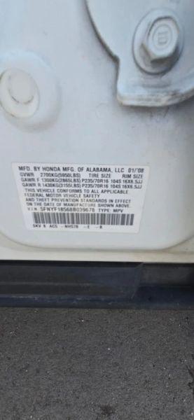 2008 Honda Pilot EX-L