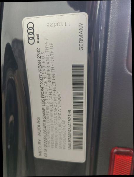 2018 Audi A4 2.0T ultra Premium
