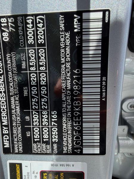 2019 Mercedes-Benz GLS GLS 450 4MATIC