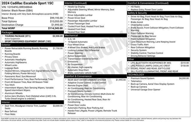 2024 Cadillac Escalade 4WD Sport