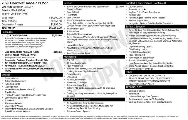 2023 Chevrolet Tahoe 4WD Z71