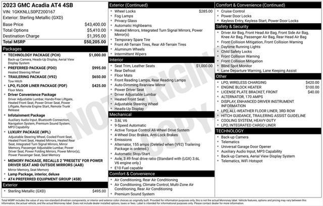 2023 GMC Acadia AWD AT4