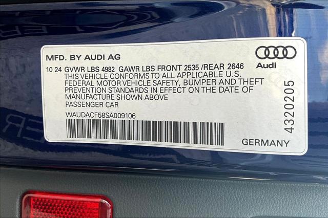 2025 Audi A5 Sportback Premium 45 TFSI S line quattro S tronic