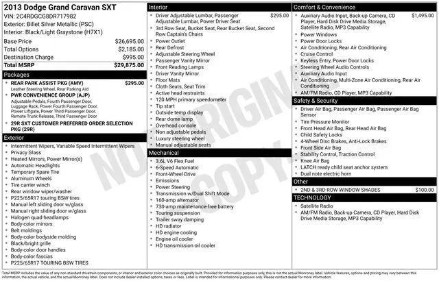 2013 Dodge Grand Caravan SXT for sale near Millersburg, OH