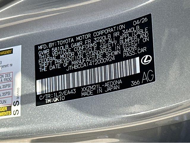 2026 Lexus ES 350 Premium