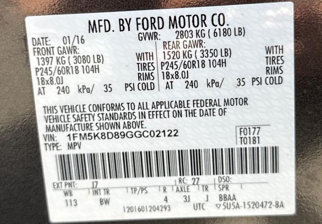 2016 Ford Explorer XLT