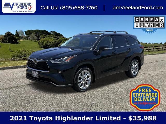 2021 Toyota Highlander Limited for sale in Buellton, CA