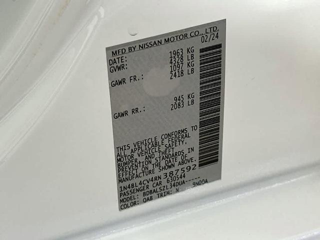 2024 Nissan Altima SR FWD