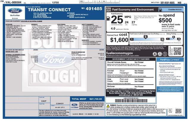 2021 Ford Transit Connect XL Cargo Van
