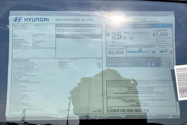 2026 Hyundai Santa Cruz SEL