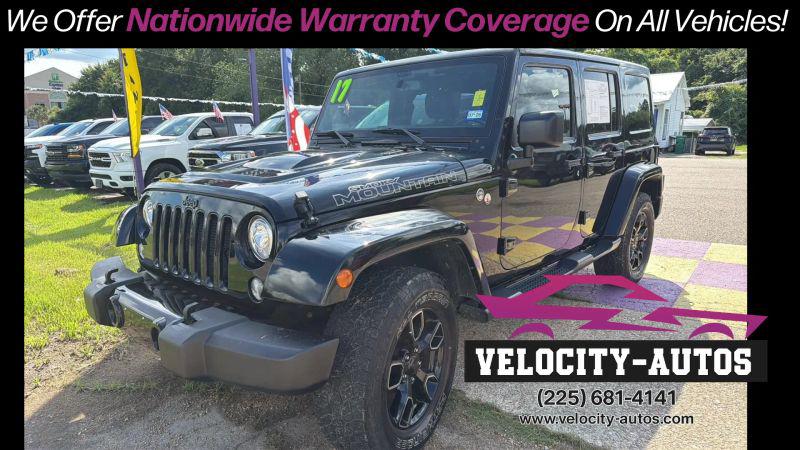 2017 Jeep Wrangler Unlimited Smoky Mountain 4x4