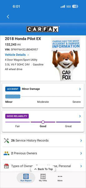 2018 Honda Pilot EX