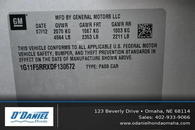 2013 Chevrolet Malibu Eco Premium Audio