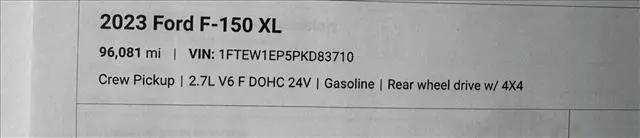 2023 Ford F-150 XL