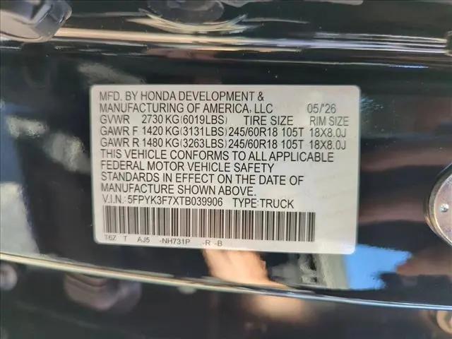 2026 Honda Ridgeline TrailSport+