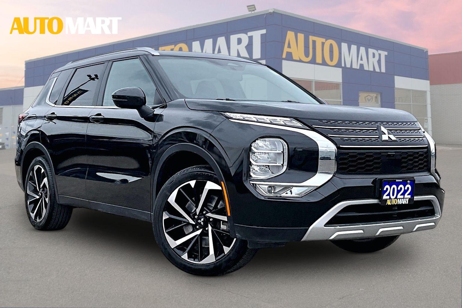 Black 2022 Mitsubishi Outlander SUV / Crossover All-Wheel Drive Automatic