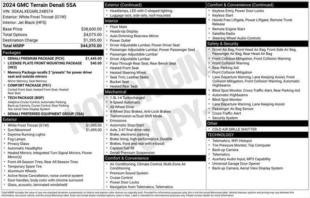2024 GMC Terrain AWD Denali