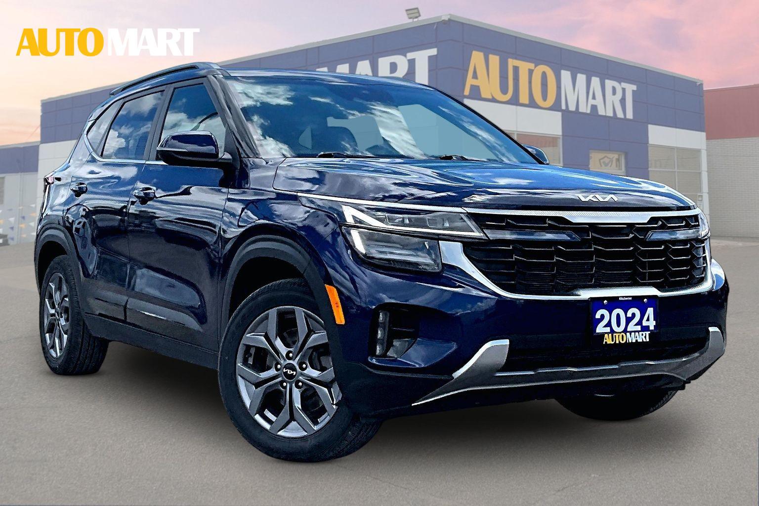Blue 2024 Kia Seltos EX AWD SUV / Crossover All-Wheel Drive Automatic
