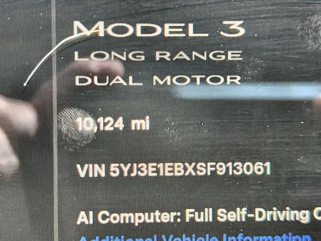 2025 Tesla Model 3 Long Range All-Wheel Drive