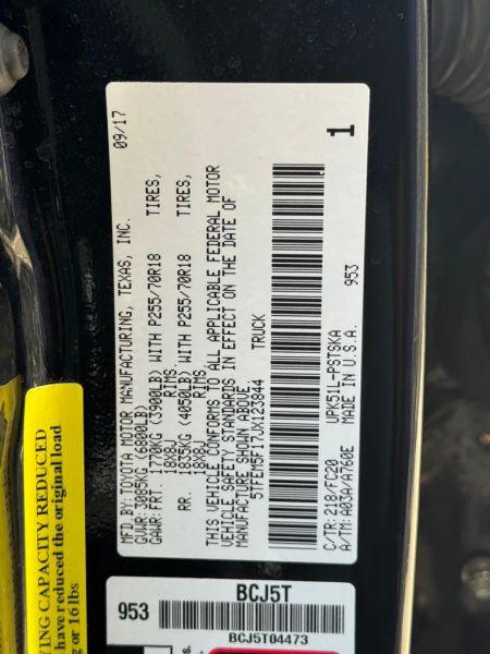 2018 Toyota Tundra SR5 4.6L V8