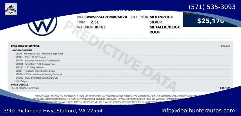 2014 Volkswagen Beetle 2.5L for sale in Stafford, VA