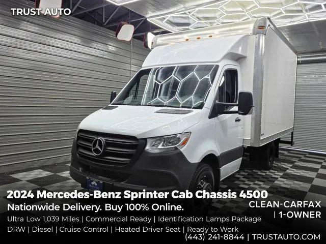 2024 Mercedes-Benz Sprinter 4500 Chassis Standard Roof 4-Cyl Diesel HO for sale in Sykesville, MD