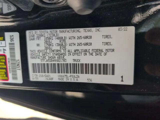2022 Toyota Tundra Limited
