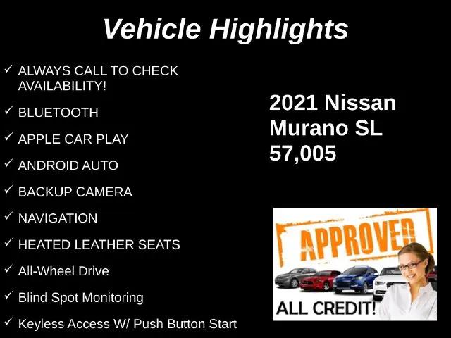 2021 Nissan Murano SL Intelligent AWD
