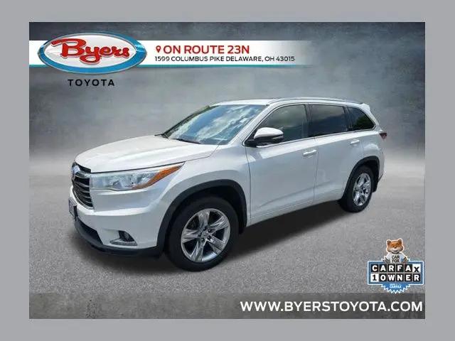 2015 Toyota Highlander for sale near Delaware, OH