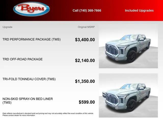 2025 Toyota Tundra 1794 Edition CrewMax 6.4' Bed