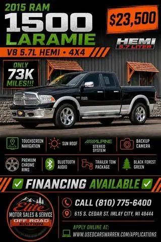 2015 Ram 1500 Laramie for sale in Warren, MI