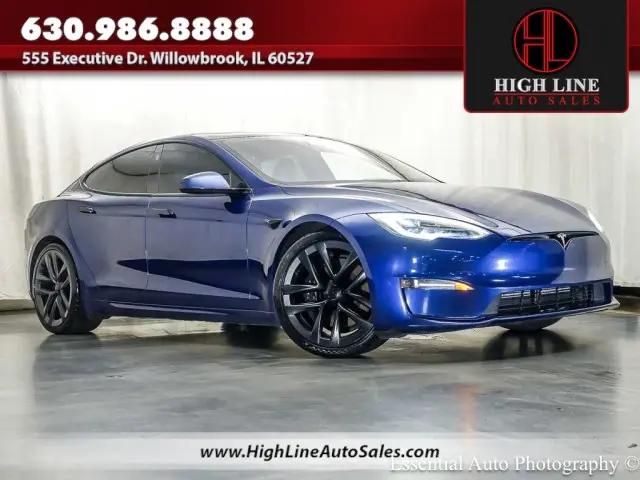 2021 Tesla Model S Plaid Tri Motor All-Wheel Drive for sale near Willowbrook, IL