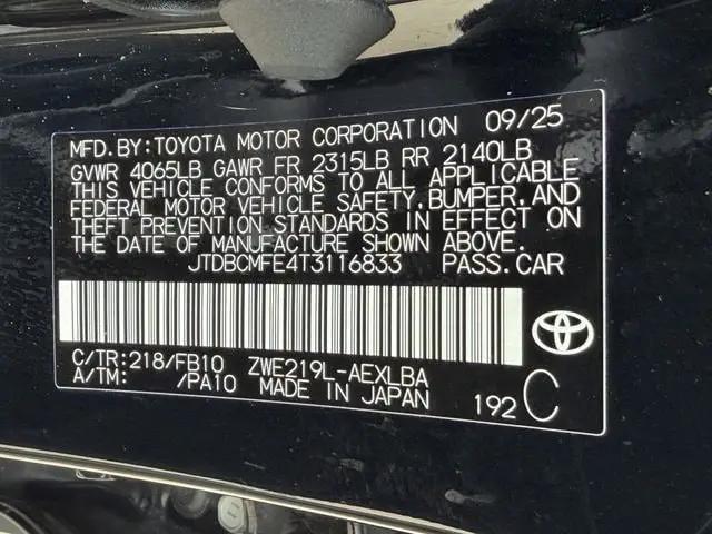 2026 Toyota Corolla Hybrid Hybrid LE
