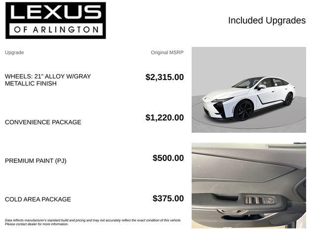 2026 Lexus 500e Premium AWD