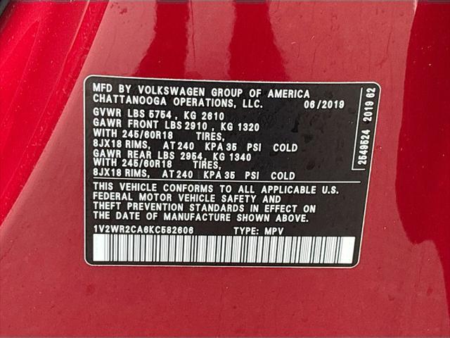 2019 Volkswagen Atlas 3.6L V6 SE w/Technology