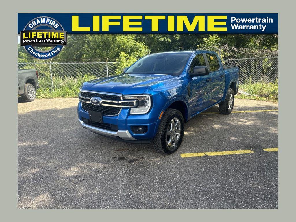 Velocity Blue Metallic 2025 Ford Ranger Pickup Truck Four-Wheel Drive Automatic