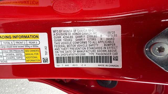 2026 Honda Civic Sport