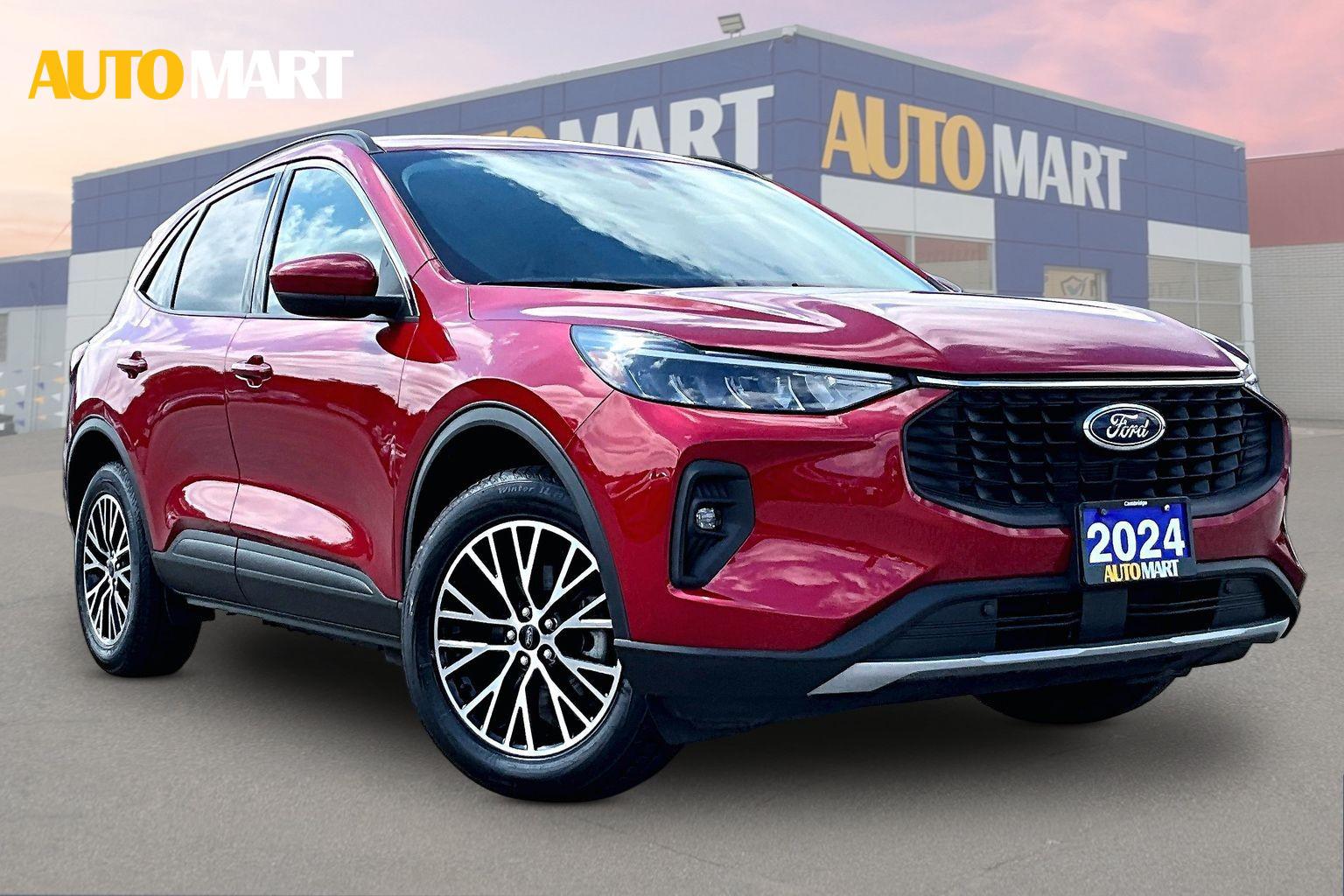 Rapid Red Metallic Tinted Clearcoat 2024 Ford Escape Hybrid Plug-in FWD SUV / Crossover Front-Wheel Drive Automatic