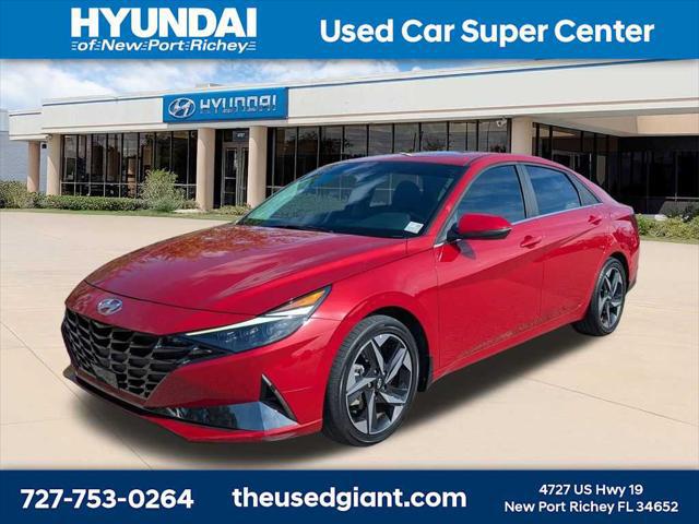2022 Hyundai Elantra Hybrid Limited for sale in NEW PORT RICHEY, FL