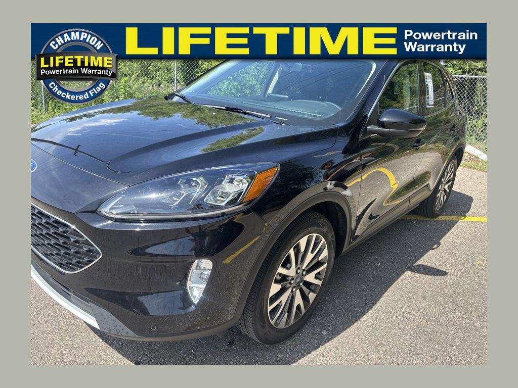 Agate Black Metallic 2020 Ford Escape Titanium AWD SUV / Crossover All-Wheel Drive Automatic