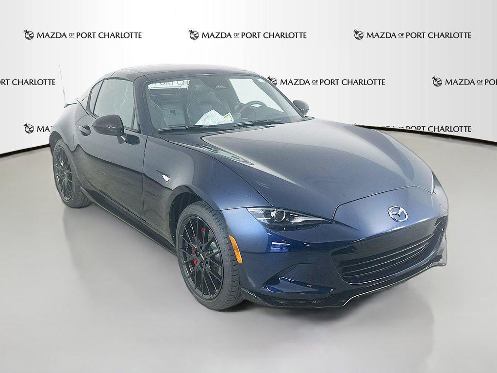 Deep Crystal Blue Mica 2026 Mazda MX-5 Miata Convertible Rear-Wheel Drive Manual