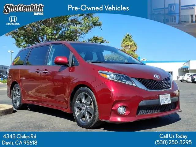 2017 Toyota Sienna SE 8 Passenger for sale in Davis, CA