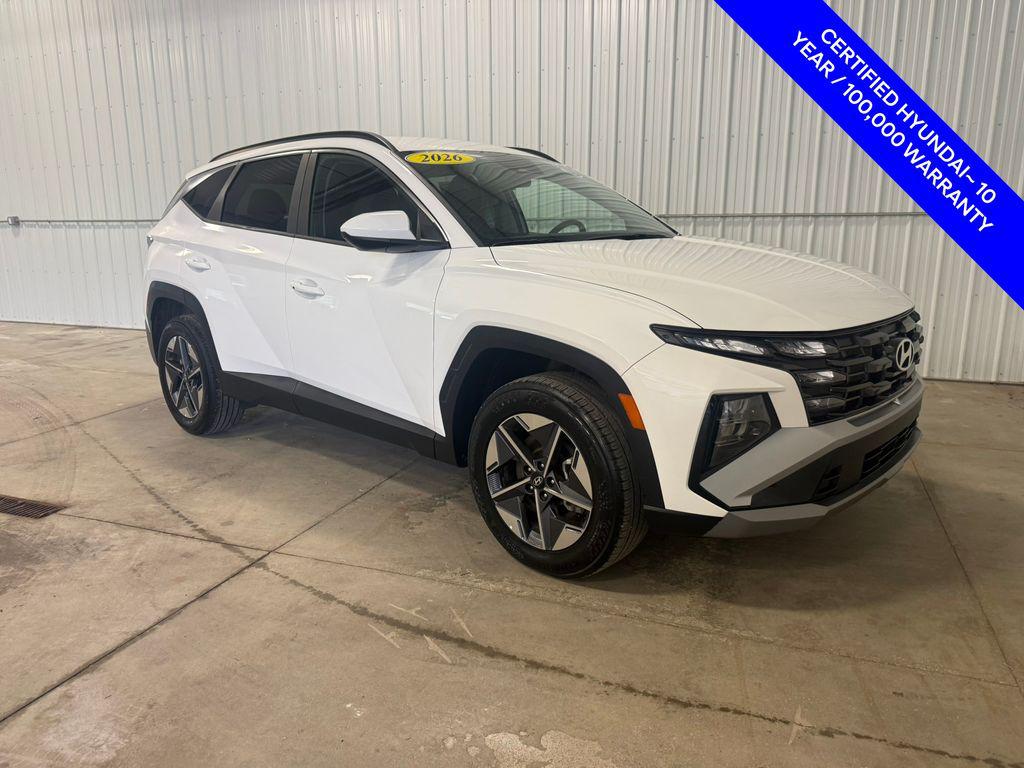 Serenity White Pearl 2026 Hyundai Tucson SUV / Crossover All-Wheel Drive Automatic