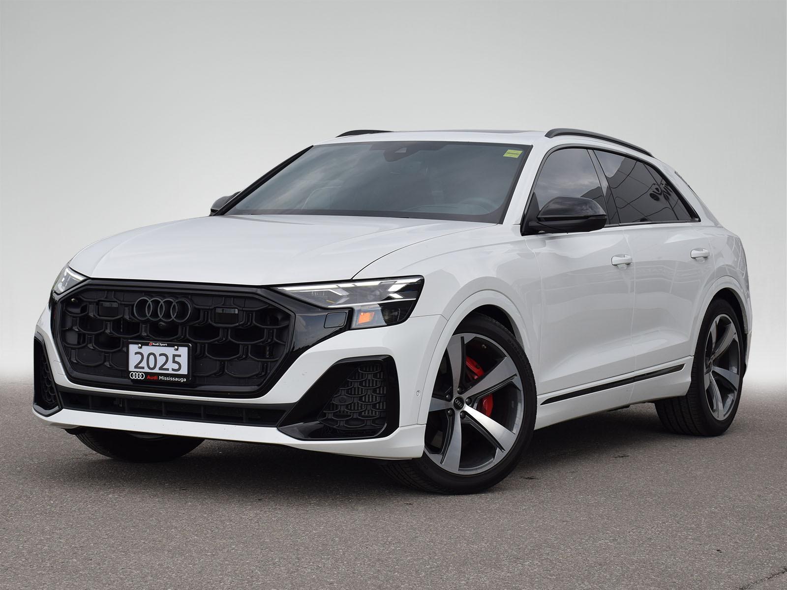 Carrara White 2025 Audi SQ8 4.0T quattro Premium Plus SUV / Crossover All-Wheel Drive Automatic