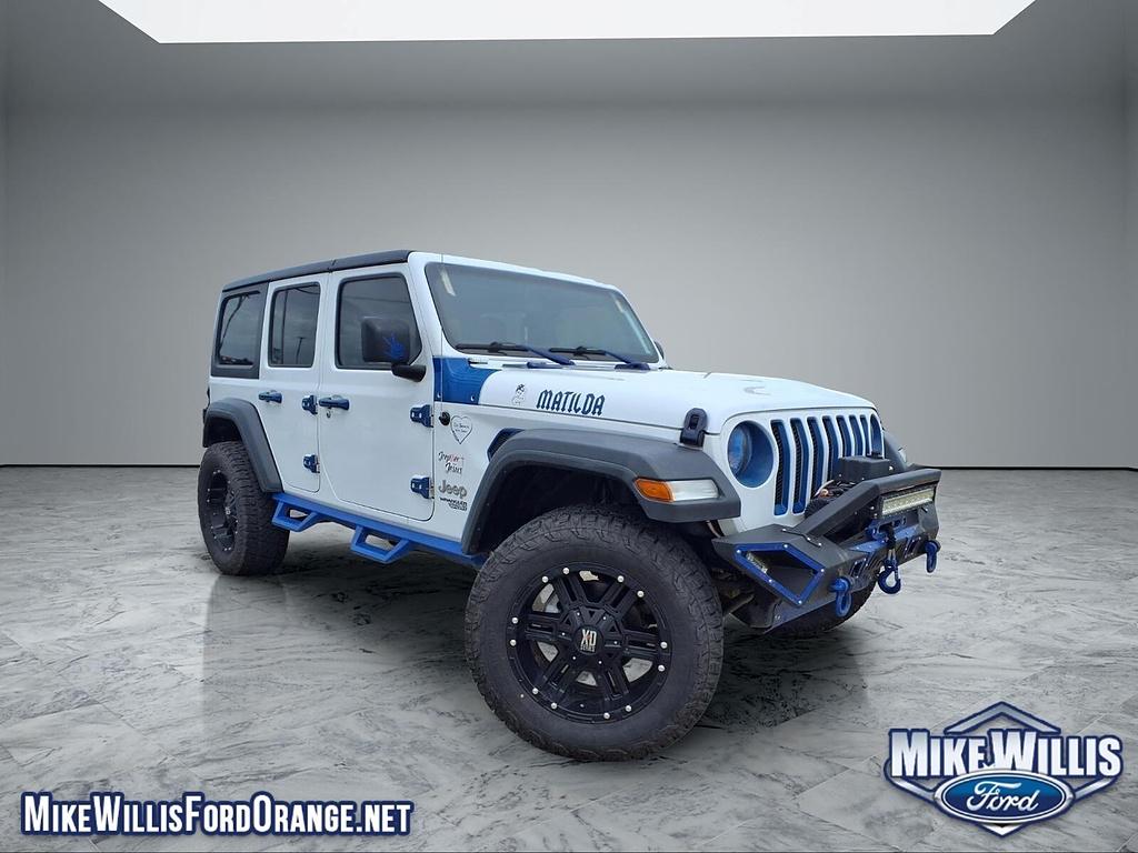 Bright White Clearcoat 2018 Jeep Wrangler SUV / Crossover Four-Wheel Drive 8-Speed Automatic
