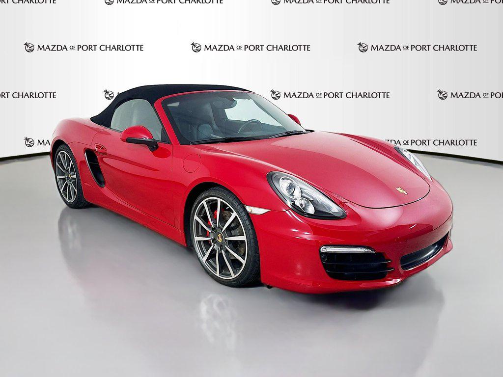 Carmine Red 2015 Porsche Boxster S Convertible Rear-Wheel Drive Manual