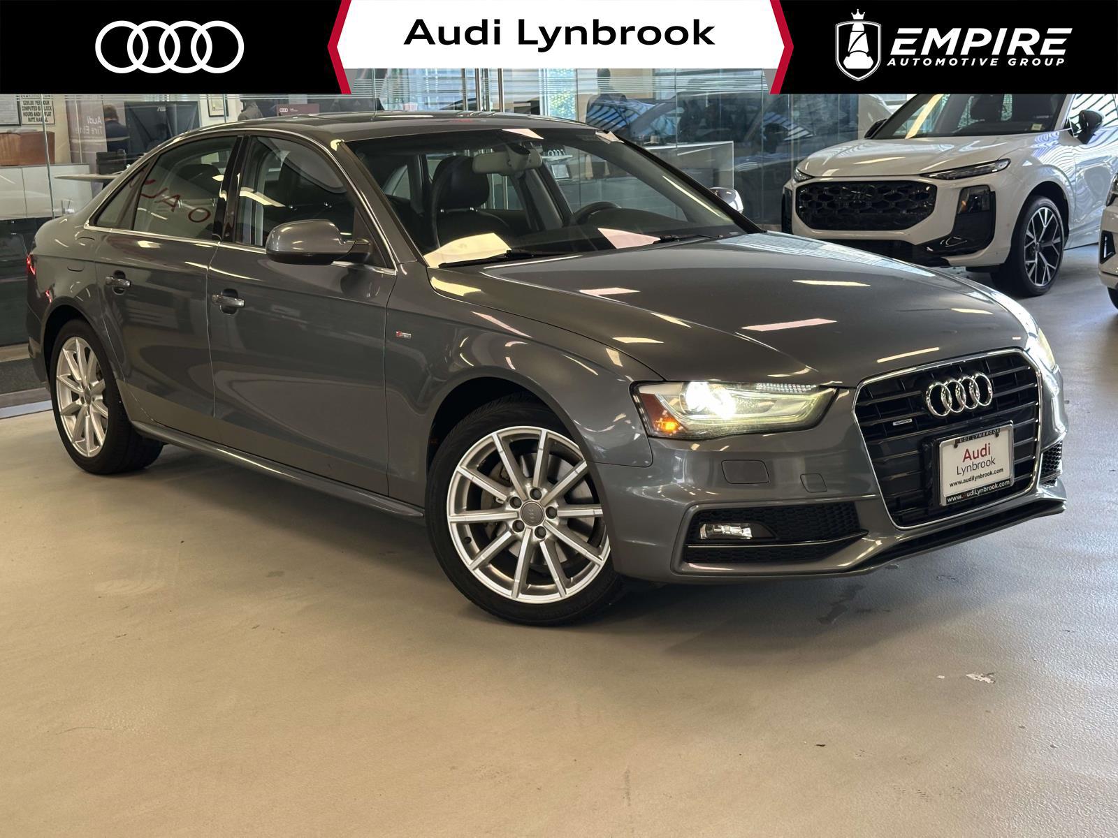 Monsoon Gray Metallic 2014 Audi A4 Sedan All-Wheel Drive Automatic