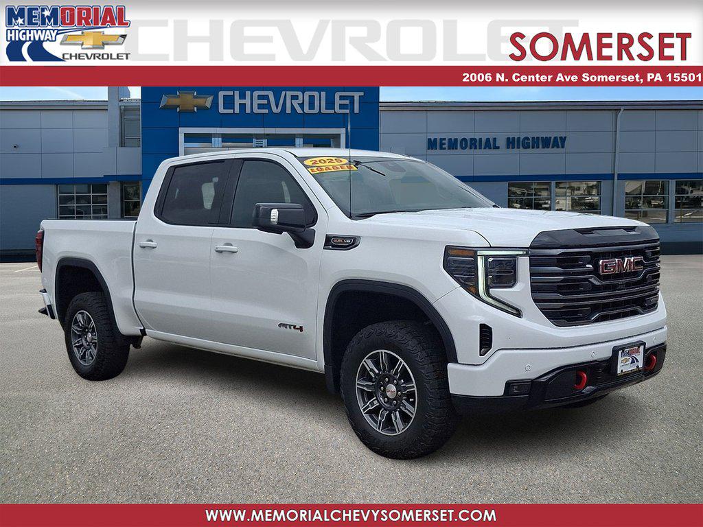 Summit White 2025 GMC Sierra 1500 Pickup Truck Four-Wheel Drive Automatic
