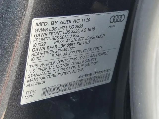 2021 Audi Q8 Premium Plus 55 TFSI quattro Tiptronic