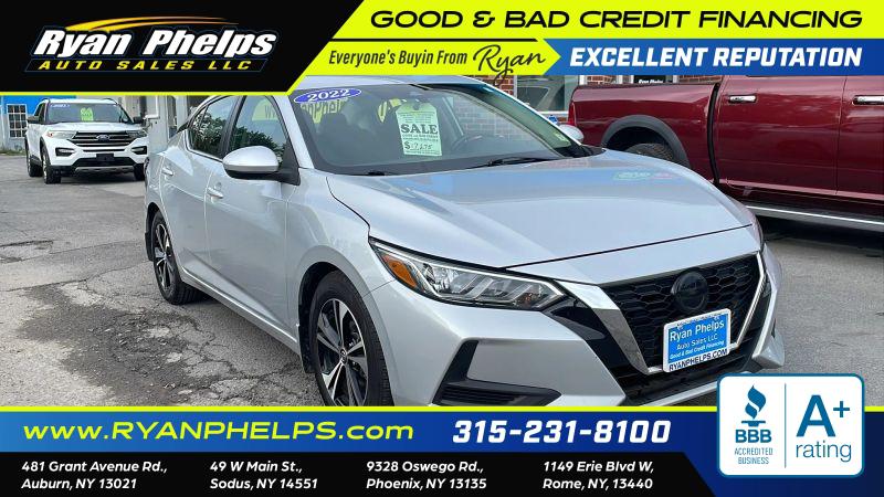 2022 Nissan Sentra SV Xtronic CVT for sale in Rome, NY